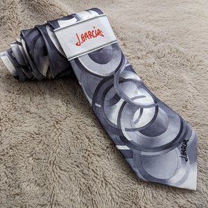 J. Garcia Watercolor Collection Black and White Artist Proof 3 Tie NWT